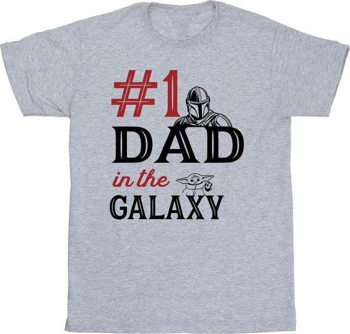 Immagine prodotto Star Wars Mandalorian Number One Dad Maglietta Uomo (M)