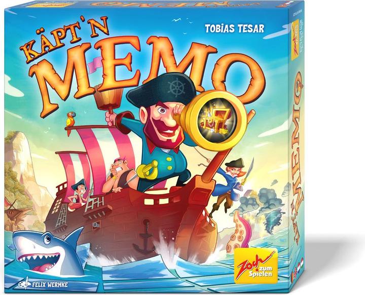 Produktbild Zoch Käpt'n Memo (Deutsch, 2 - 5 Spieler)