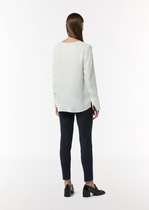 Produktbild Comma Bluse Viskosebluse mit V-Ausschnitt (34)