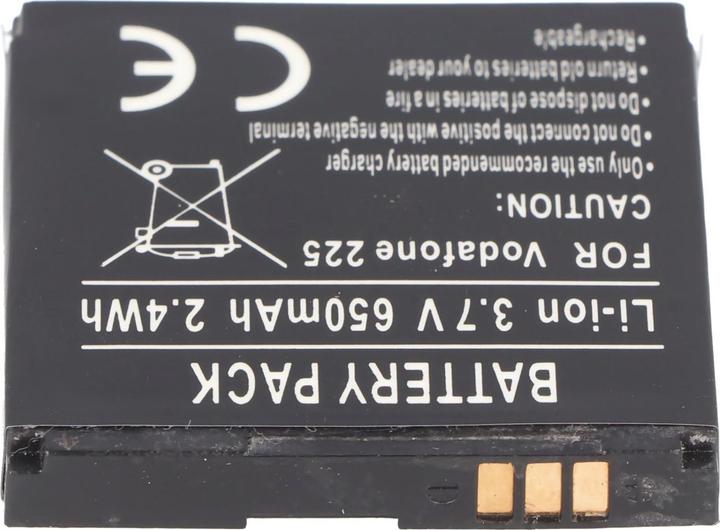 Actual product image AccuCell Battery Vodafone 125, 225, 246, Li3706T42P3h38385