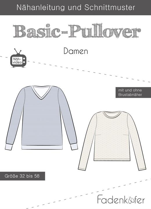 Fadenkäfer Patron Pull-over basique femme