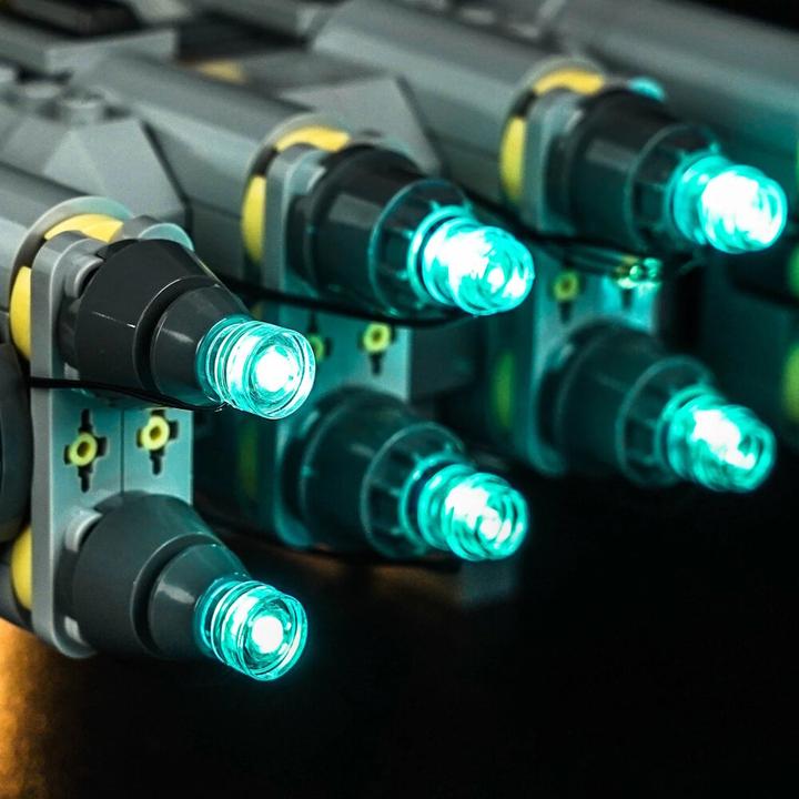 Produktbild BrickBling BB LED Beleuchtungs-Set für LEGO® 75445 Star Wars - Sternenschiff der Anzellane mit Fernbedieung
