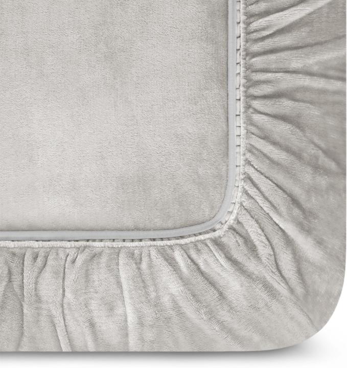 Actual product image Aspero Flannel fitted sheet PERPIGNAN (140 x 200 cm)
