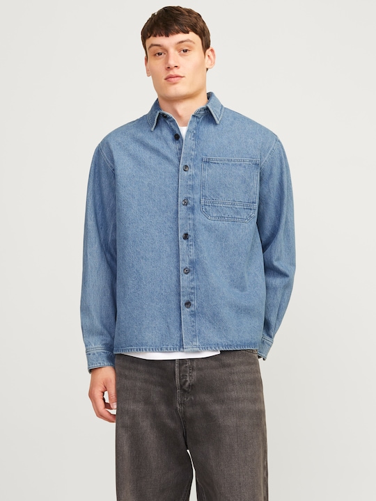 Produktbild Jack & Jones Relaxed Fit Overshirt Overshirt (L)