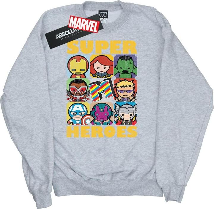 Image du produit - Sweat KAWAII SUPER HEROES - Homme (L)