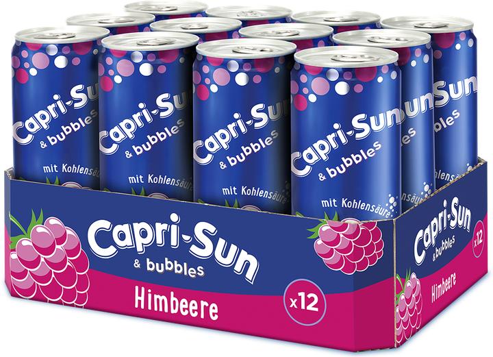 Produktbild Capri-Sun Bubbles Himbeere (12 x 33 cl)