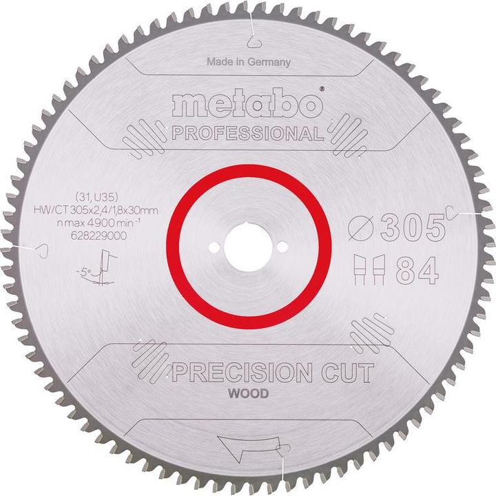 Productafbeelding Metabo Precies gesneden hout - Professioneel