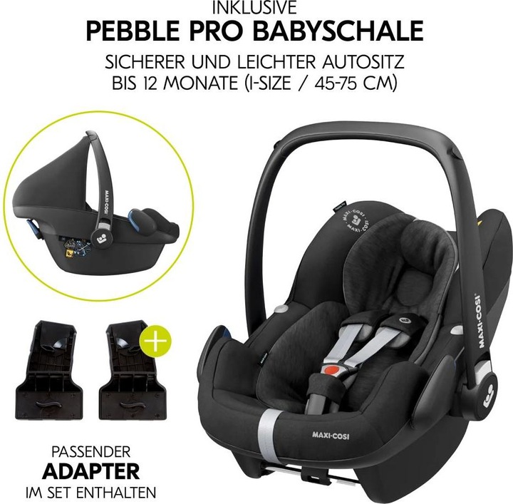 Actual product image Hauck 3in1 Kinderwagen-Set Saturn R Trio Set inkl.