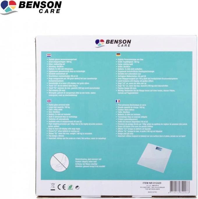 Actual product image Benson Digital personal scale up to 180kg (180 kg)