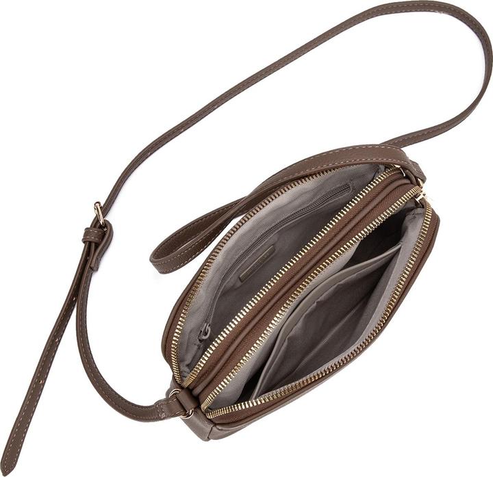 Produktbild David Jones **Damen Umhängetasche - Modell Erisma Lux - Pu Vegan Leder** - 21.0 X 13.0 X 5.0 Cm