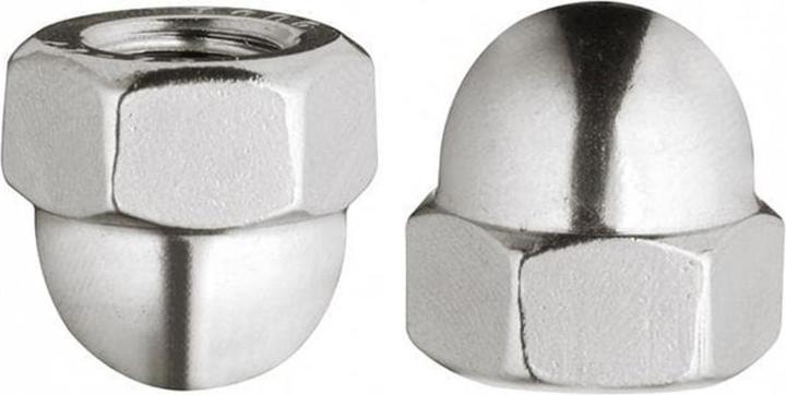 Krafter Hutmuttern Inox A2 M10, 1 Stück (M10)