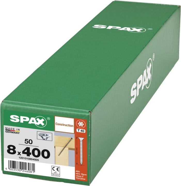 Produktbild Spax Senkmultikopf T-Star Plus T40 Vollgewinde Cut Wirox (50 Schrauben pro Stück)
