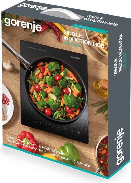 Produktbild Gorenje ICR2000SP Mobil Induktions-Kochfeld 28cm (28 cm, Induktionskochfeld)