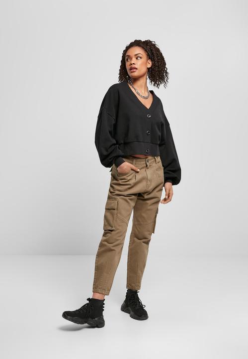 Actual product image Urban Classics Ladies Organic Oversized Short Terry Cardigan (3XL)