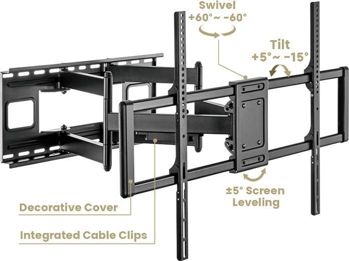 Actual product image Value Full-Motion (Wall, 120", 120 kg)