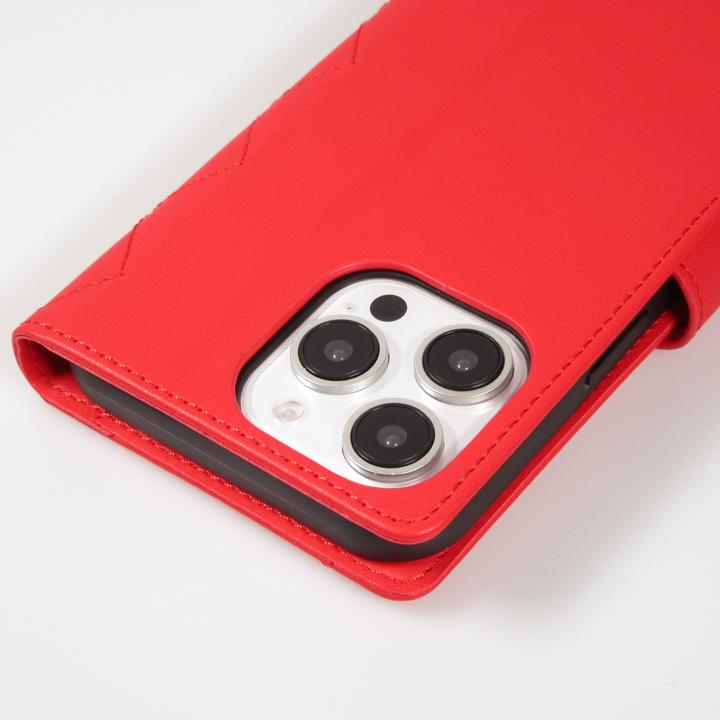 Immagine prodotto PhoneLook Hülle Elegante Flip-Matratze mit Magnetverschluss Trageschlaufe und Kartenfächern Rot (Apple iPhone 16 Pro Max)