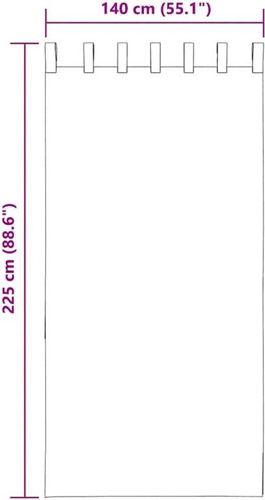 Produktbild vidaXL Tainia Blume (140 x 245 cm)