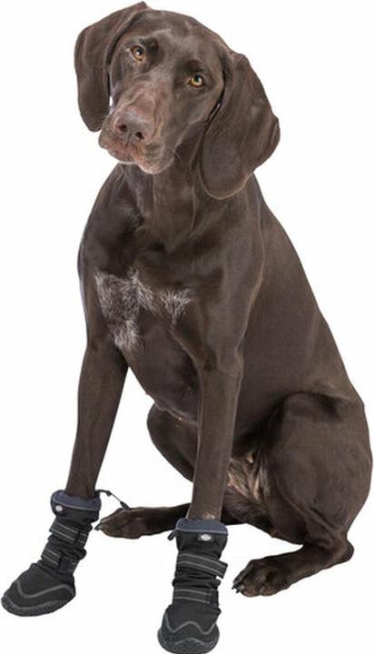 Produktbild Trixie Walker Active Long protective boots, S, 2 pcs., black (S, Hundeschuhe)