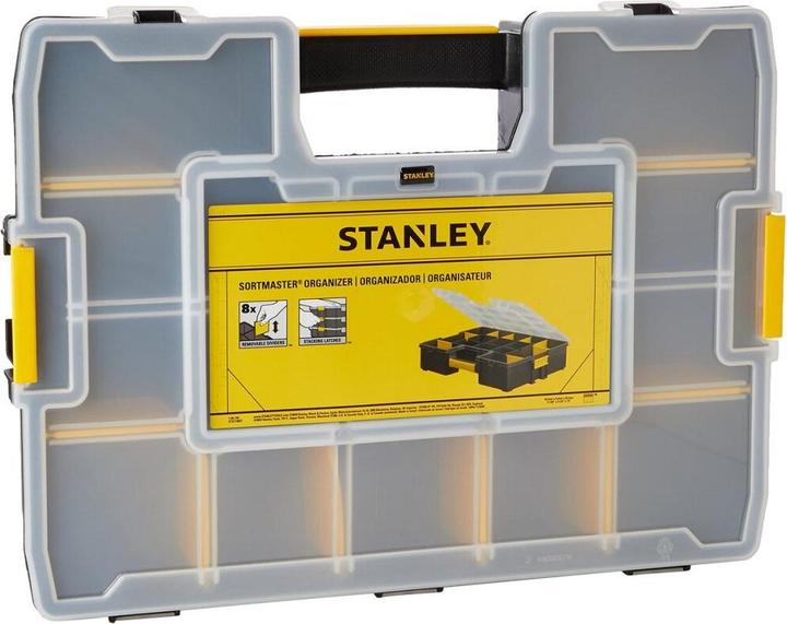 Actual product image Stanley Toolbox L with removable dividers