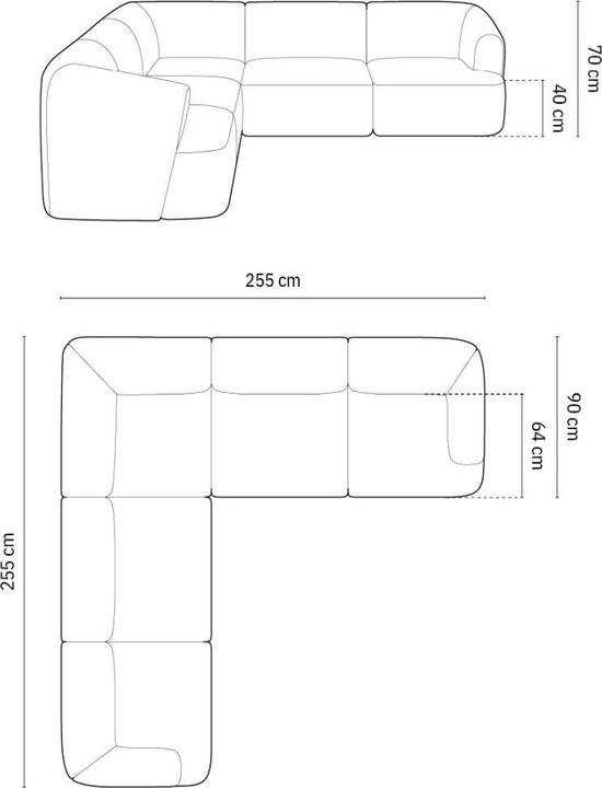 Produktbild Cosmopolitan Design Campi (Ecksofa)