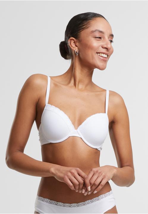 Produktbild Urban Classics Ladies Basic Cotton Bra Lace 2-Pack - 192973 (2er Pack, 80 D)