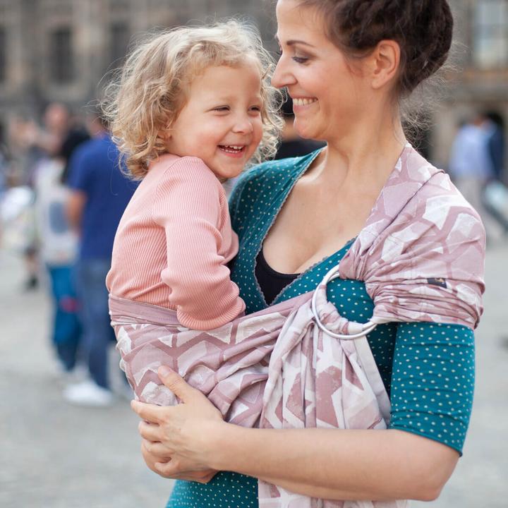 Immagine prodotto Hoppediz Imbragatura per bambini Ring-Sling di qualità biologica (2 m)