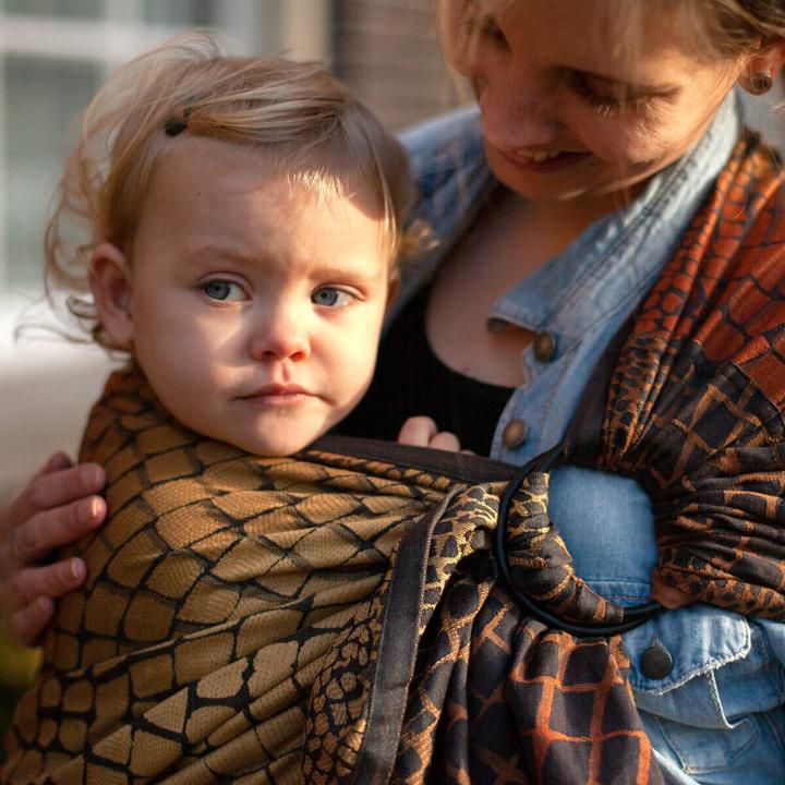 Immagine prodotto Hoppediz Imbragatura per bambini Ring-Sling di qualità biologica (2 m)