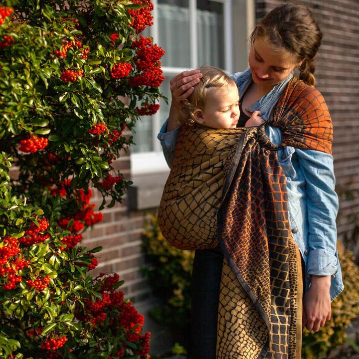 Immagine prodotto Hoppediz Imbragatura per bambini Ring-Sling di qualità biologica (2 m)