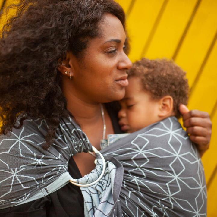 Immagine prodotto Hoppediz Imbragatura per bambini Ring-Sling di qualità biologica (2 m)