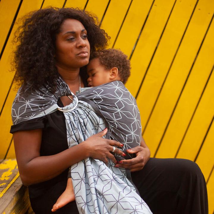 Immagine prodotto Hoppediz Imbragatura per bambini Ring-Sling di qualità biologica (2 m)