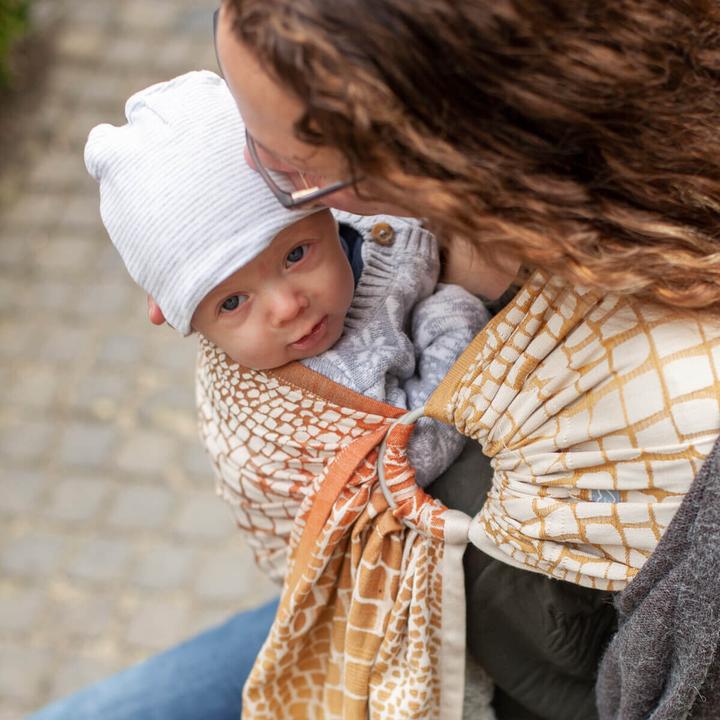 Immagine prodotto Hoppediz Imbragatura per bambini Ring-Sling di qualità biologica (2 m)