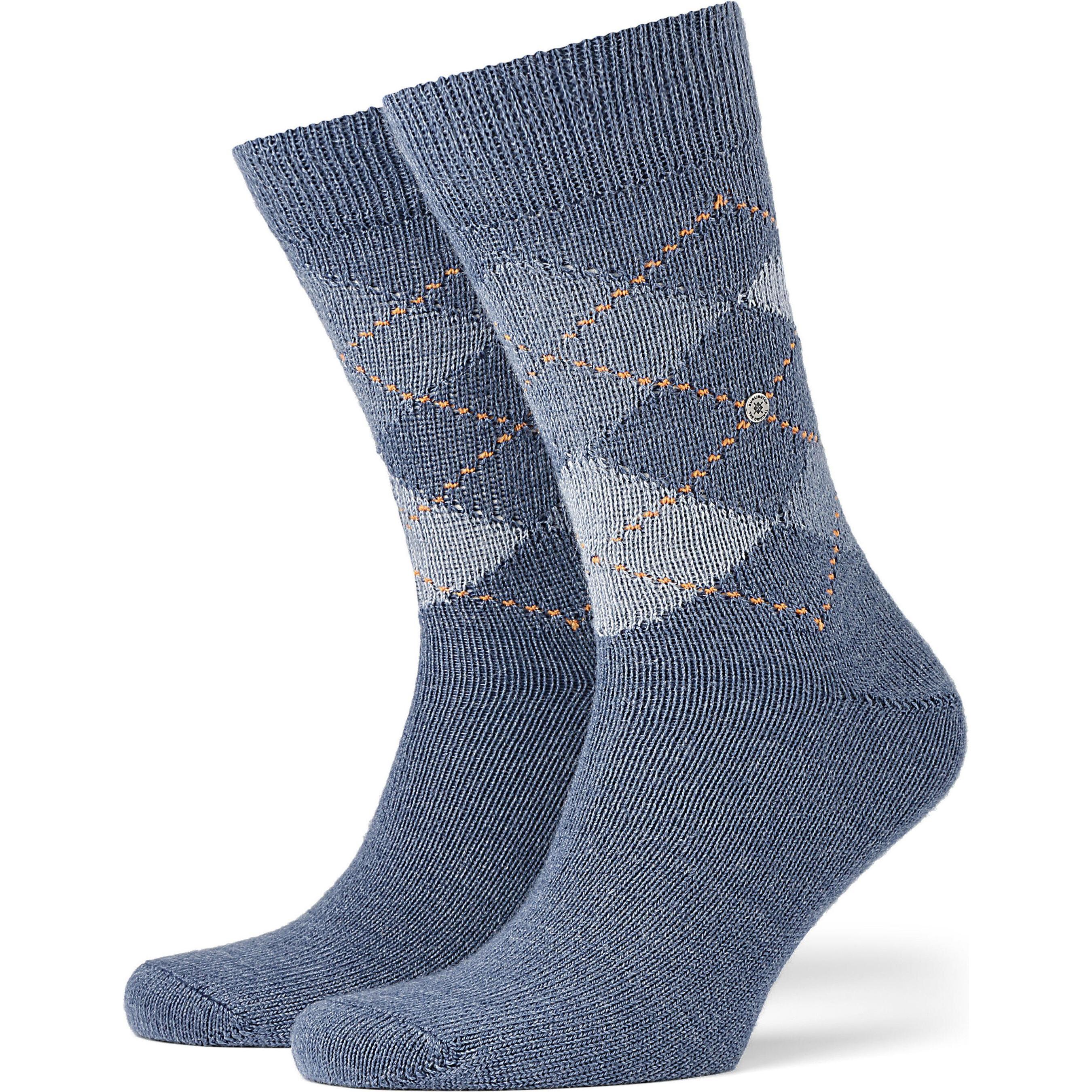 Burlington, Herren, Socken, M's Preston, Grau, (40 - 46)