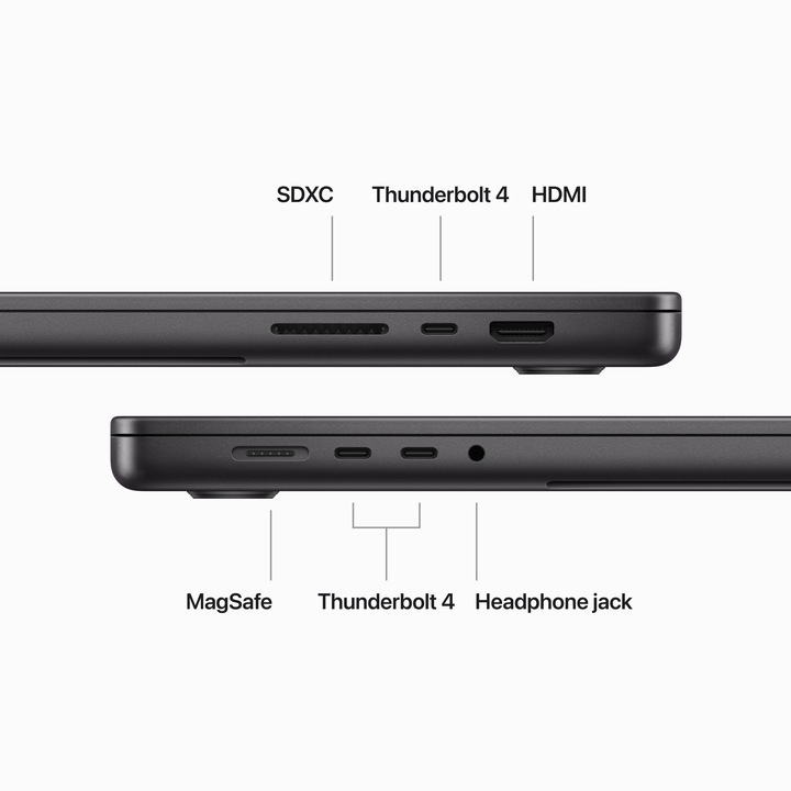 Produktbild Apple MacBook Pro - Late 2023 (16", M3 Max, 48 GB, 1000 GB, DE)