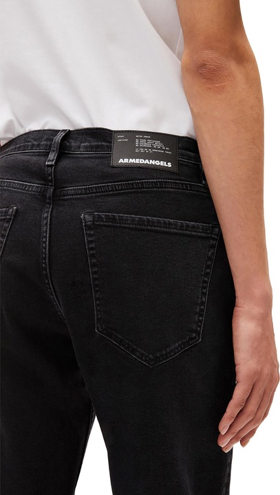 Actual product image Armedangels Aarjo Tarpa Black Washed (W34/L32)