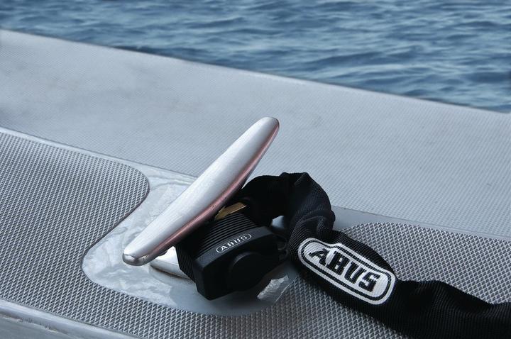 Actual product image Abus Padlock, brass