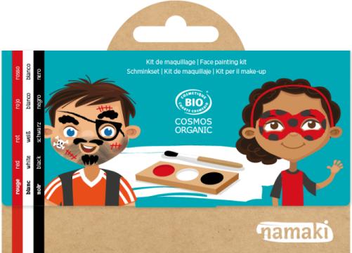 Immagine prodotto Namaki BIO-Schmink-Set 3 Farben Piraten & Marienkäfer -