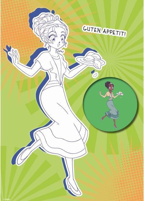 Image du produit Panini Princesse Disney : Mon bloc de coloriage manga enchanteur