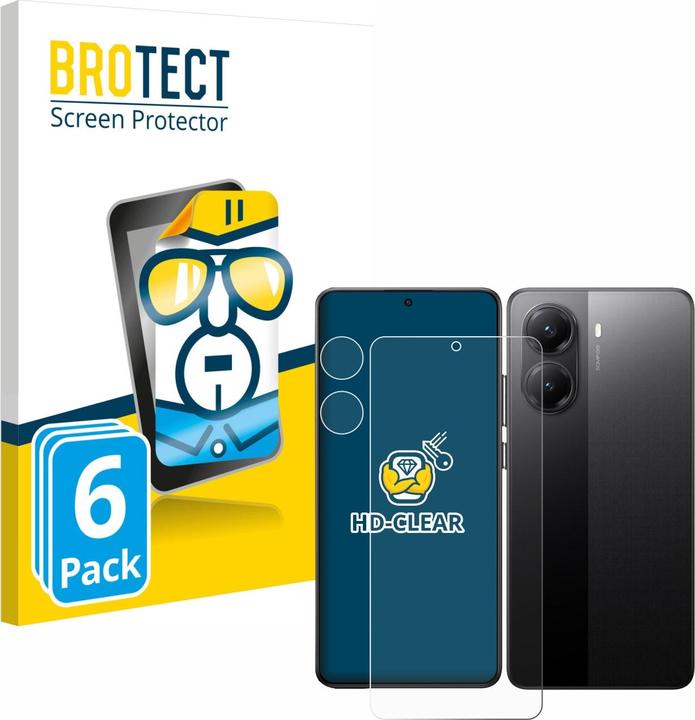 Actual product image BROTECT Screen Protector Clear (6 pcs., Xiaomi Poco X7 Pro)