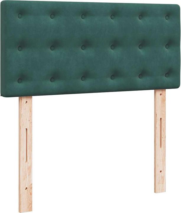 Produktbild VidaXL Bo x springbett mit Matratze 120 x 200 cm Samt (120 x 200 cm)