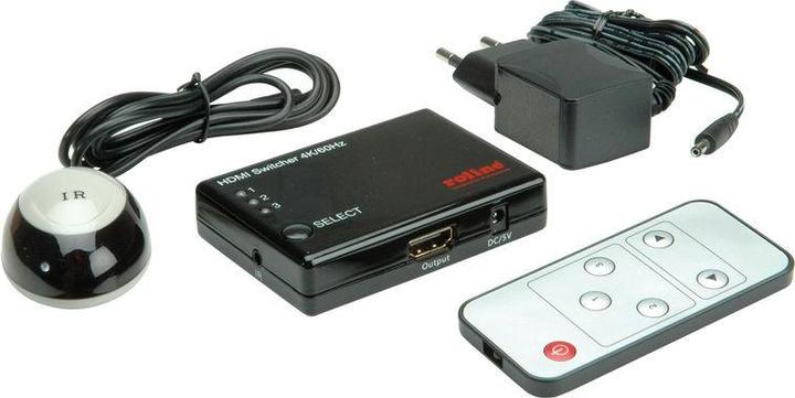 Produktbild Roline 4K HDMI Switch, 3-fach
