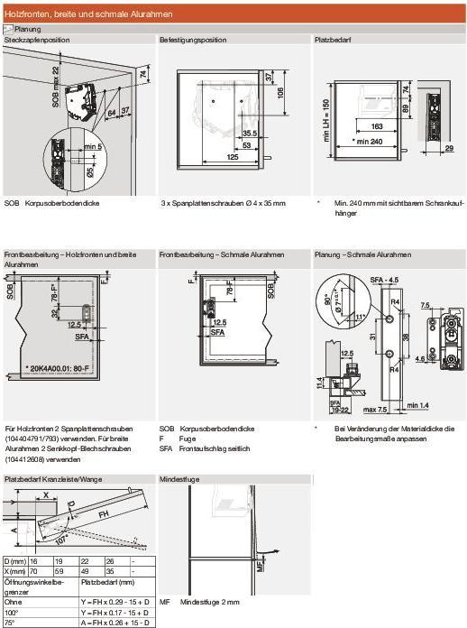 Actual product image Vasalat Blum Aventos HK-S 220-500 power accumulator light grey flap fitting with mounting plate