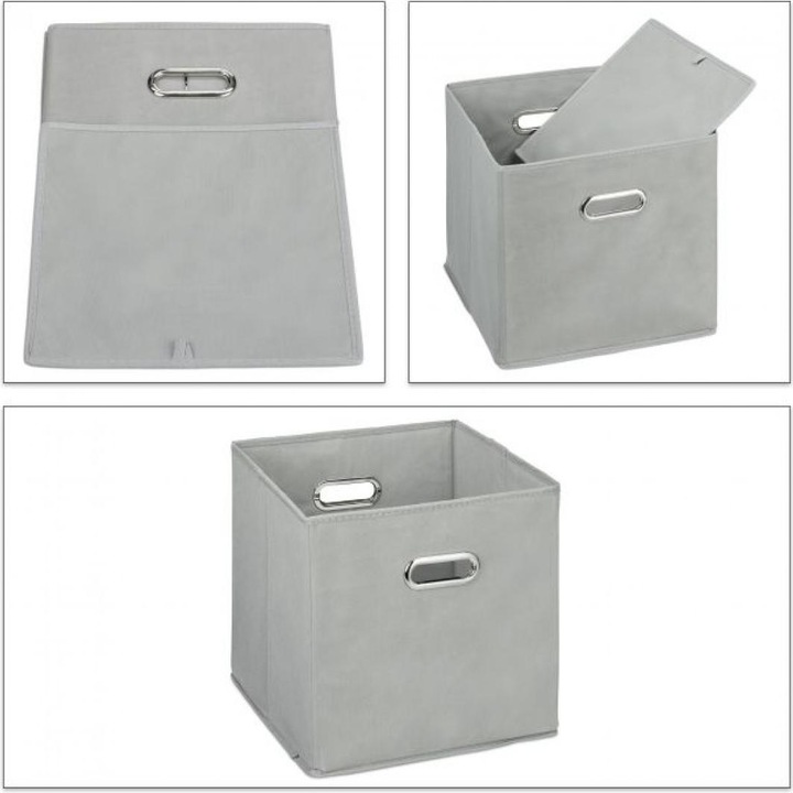 Actual product image Relaxdays 4x storage box (30 x 30 x 30 cm, 26 l)