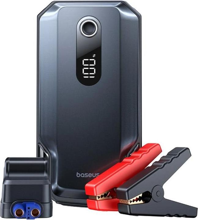 Produktbild Baseus - Car Jump Starter Super Energy Max (C0120500) - 20000mAh, 12V - Cosmic Black (8000 A, 20000 mAh)
