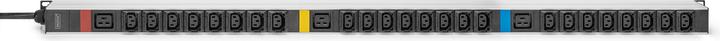 Produktbild Digitus Basis IT PDU, 3-phasig 16A, 24 x C13, 3 x C19, 3 m Zuleitung, IEC 60309 16 A Stecker