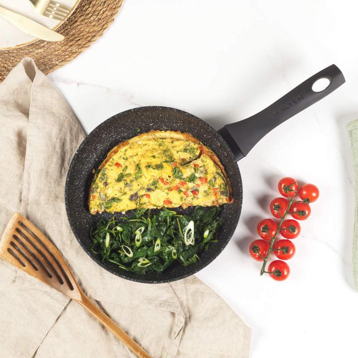 Actual product image Salter BW05746S2EU7 Megastone 24cm Frying Pan (24 cm, Frying pan, Aluminium)