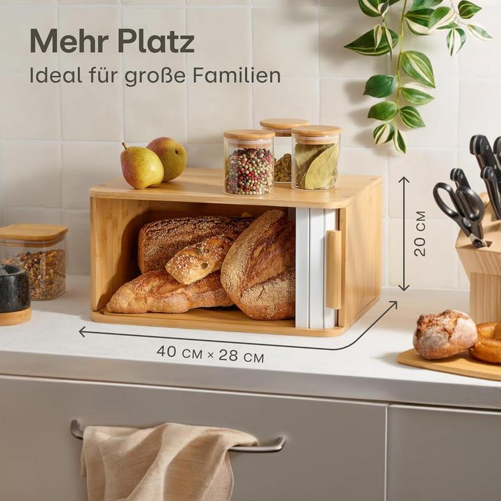 Actual product image Praknu Brotkasten mit Schiebetür