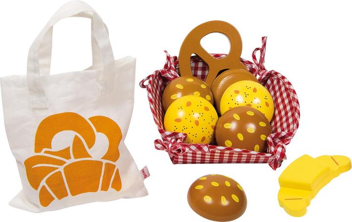 Produktbild Goki Frühstück Korb/Picknick set mit hölzernen Brot
