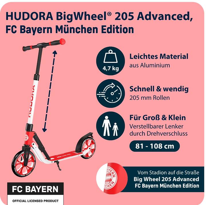 Produktbild Hudora Big Wheel 205 ADVANCED, FCBM