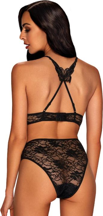 Produktbild Obsessive Kokietta 2teiliges SpitzenBHSet Schwarz (M, S)