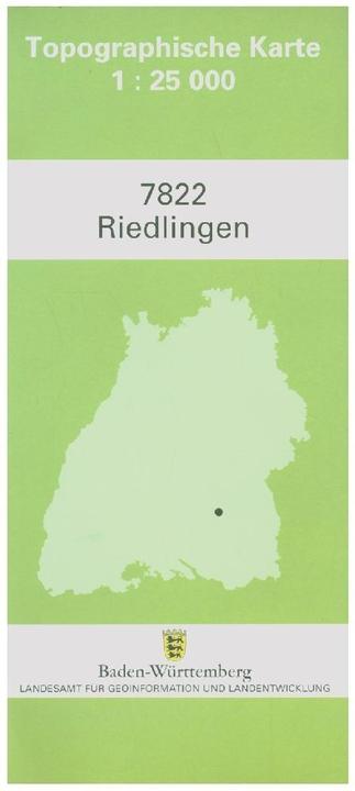 Produktbild Topographische Karte Baden-Württemberg Riedlingen: Mit UTM-Koordinaten bezogen auf d. WGS84/ETRS89